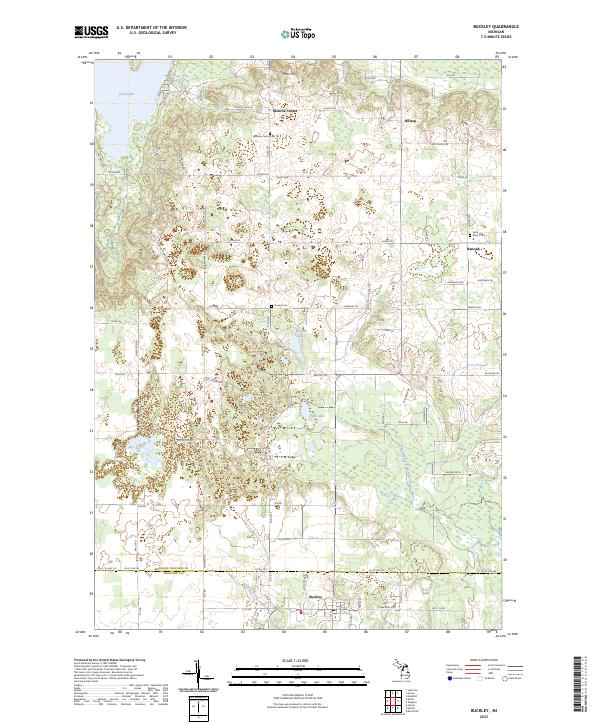 US Topo 7.5-minute map for Buckley MI