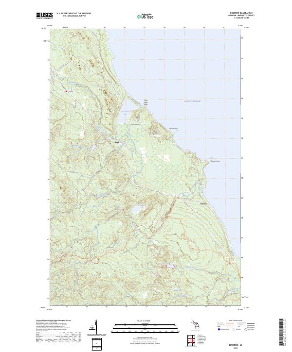 US Topo 7.5-minute map for Buckroe MI