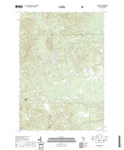 US Topo 7.5-minute map for Bucks Pond MI