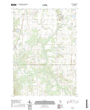 US Topo 7.5-minute map for Coral MI