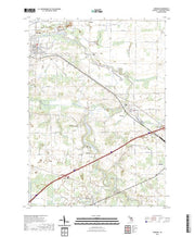 US Topo 7.5-minute map for Corunna MI