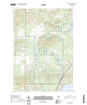 US Topo 7.5-minute map for Cote Dame Marie MI