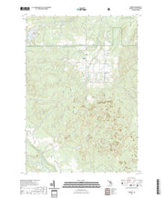US Topo 7.5-minute map for Curran MI
