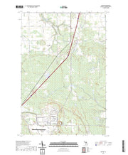US Topo 7.5-minute map for Dafter MI