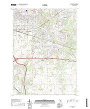 US Topo 7.5-minute map for East Lansing MI