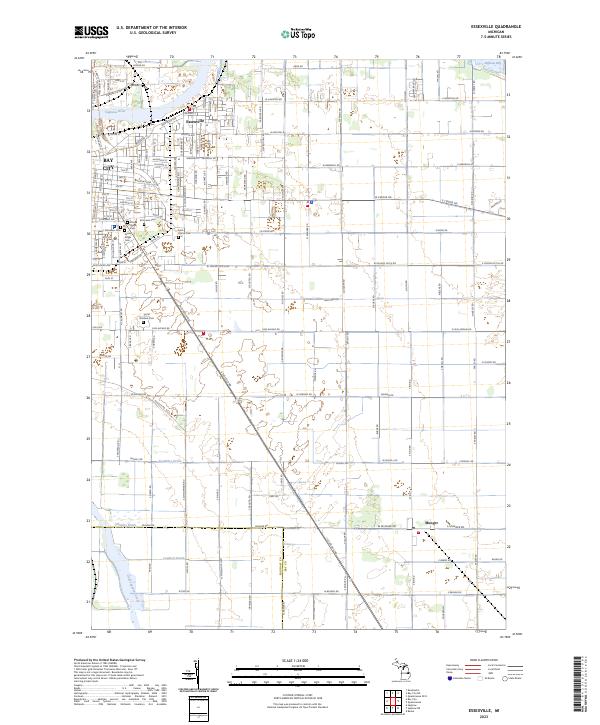 US Topo 7.5-minute map for Essexville MI