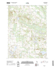 US Topo 7.5-minute map for Evans MI