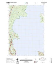 US Topo 7.5-minute map for Evergreen Shores MI