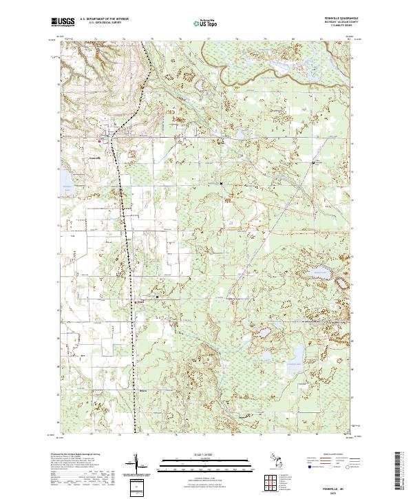 US Topo 7.5-minute map for Fennville MI