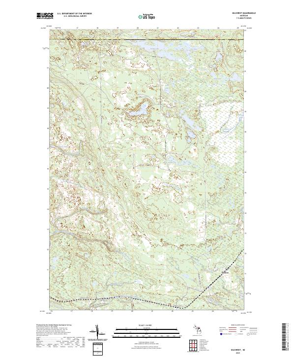 US Topo 7.5-minute map for Gilchrist MI