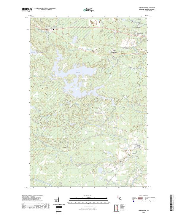 US Topo 7.5-minute map for Greenwood MI
