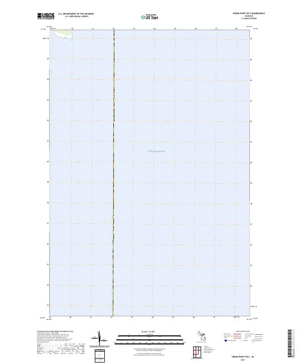 US Topo 7.5-minute map for Hiram Point OE S MI