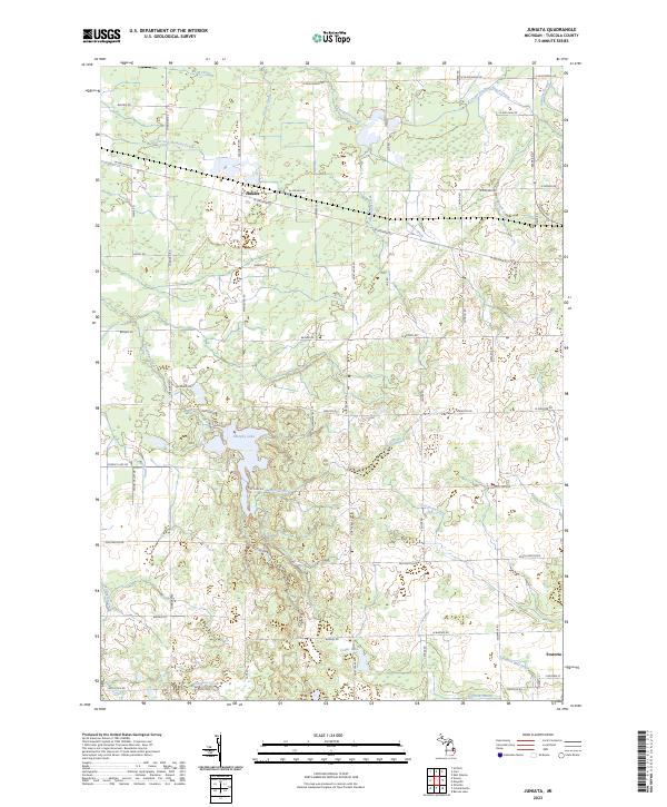 US Topo 7.5-minute map for Juniata MI