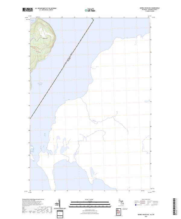 US Topo 7.5-minute map for Marble Head OE E MION