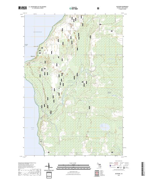 US Topo 7.5-minute map for Maywood MI