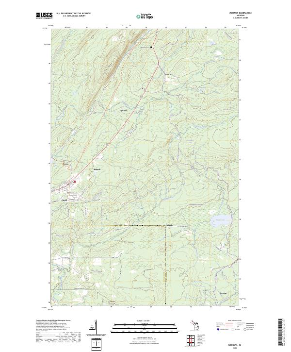 US Topo 7.5-minute map for Mohawk MI