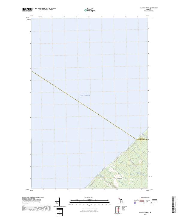 US Topo 7.5-minute map for Muggun Creek MI