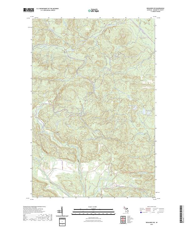 US Topo 7.5-minute map for Negaunee NW MI
