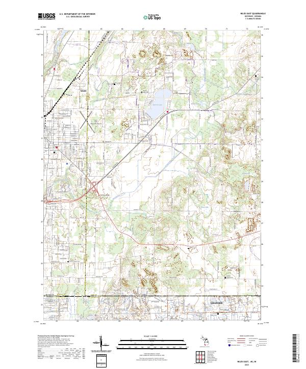 US Topo 7.5-minute map for Niles East MIIN