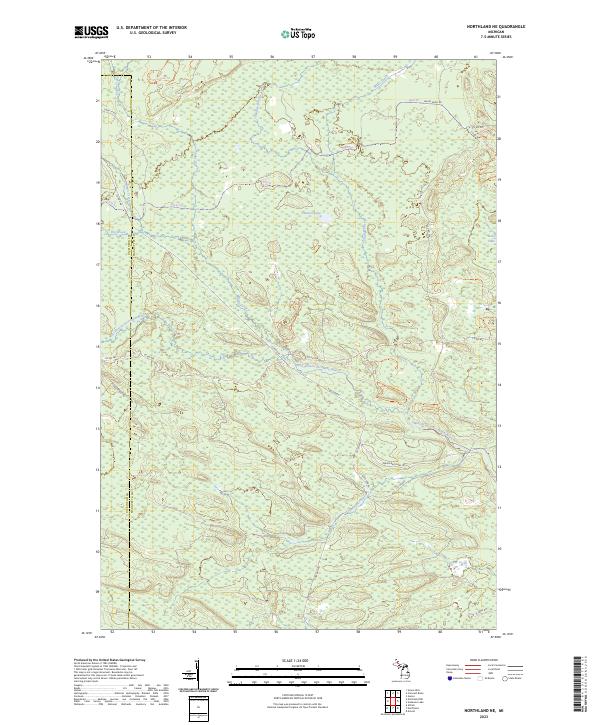 US Topo 7.5-minute map for Northland NE MI