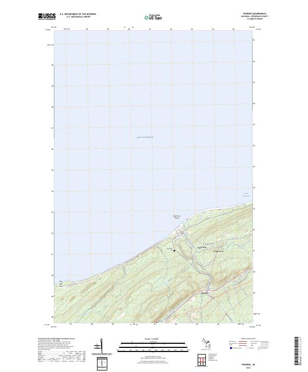 US Topo 7.5-minute map for Phoenix MI