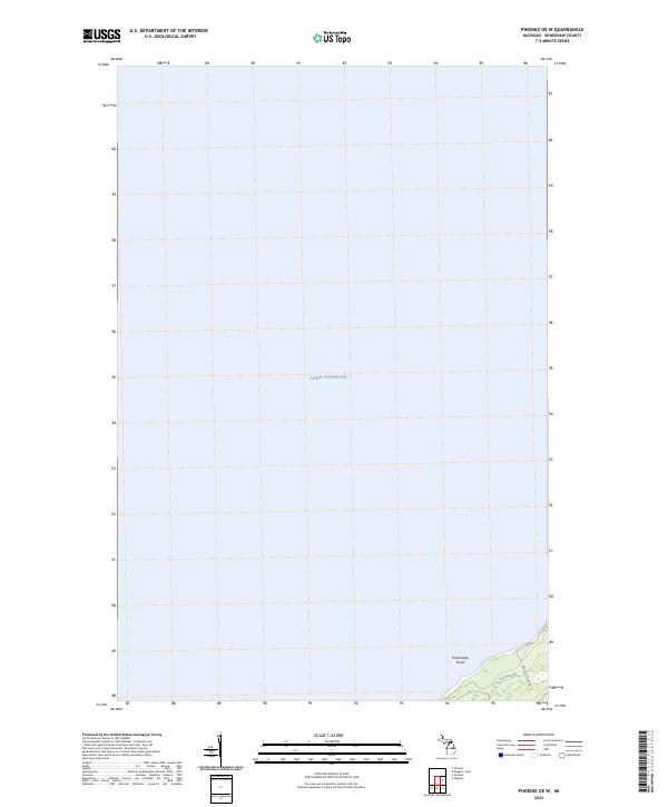 US Topo 7.5-minute map for Phoenix OE W MI