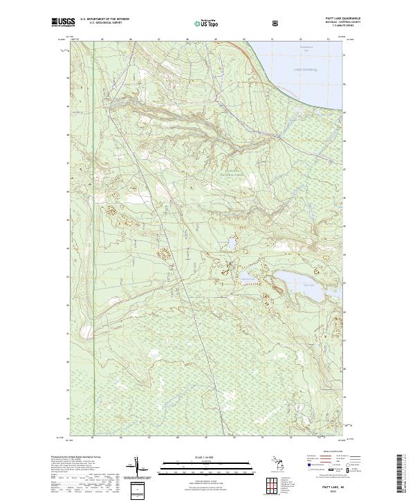 US Topo 7.5-minute map for Piatt Lake MI