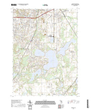US Topo 7.5-minute map for Portage MI