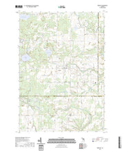 US Topo 7.5-minute map for Prescott MI