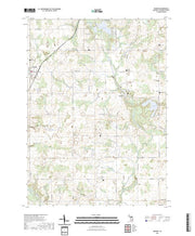 US Topo 7.5-minute map for Reading MI
