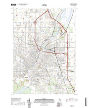 US Topo 7.5-minute map for Saginaw MI