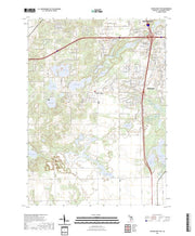 US Topo 7.5-minute map for Schoolcraft NW MI