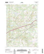 US Topo 7.5-minute map for Shaftsburg MI