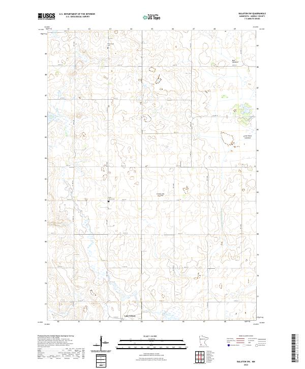 US Topo 7.5-minute map for Balaton SW MN