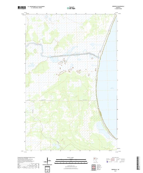 US Topo 7.5-minute map for Berner NE MN