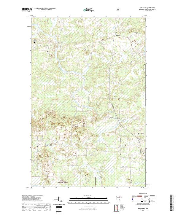 US Topo 7.5-minute map for Biwabik NE MN