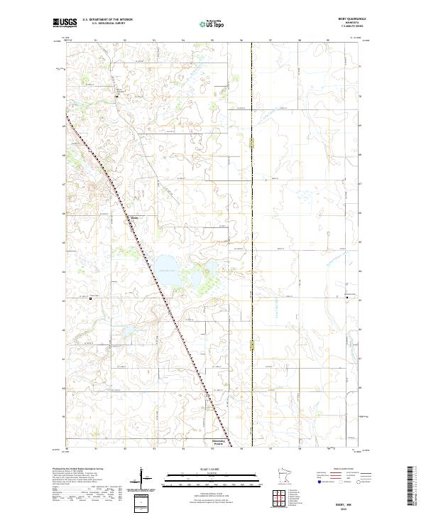 US Topo 7.5-minute map for Bixby MN