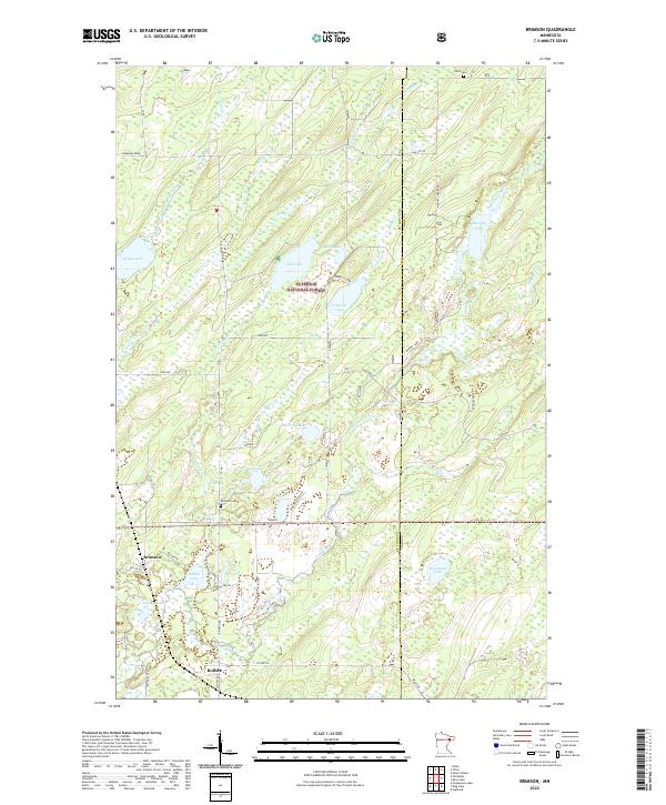 US Topo 7.5-minute map for Brimson MN