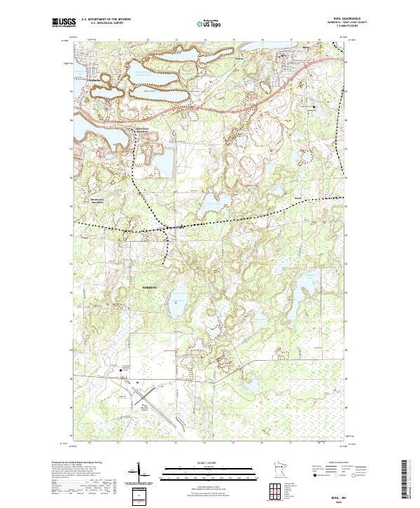 US Topo 7.5-minute map for Buhl MN