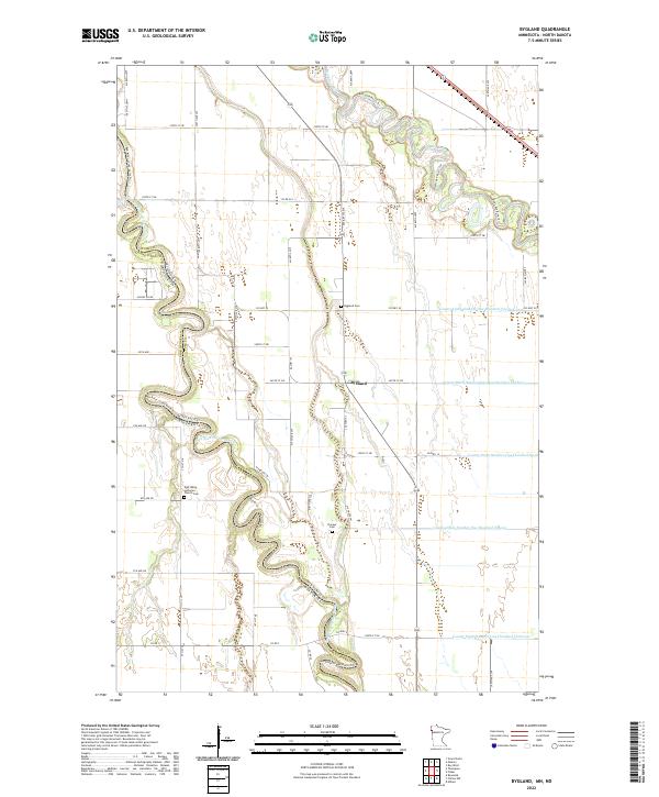 US Topo 7.5-minute map for Bygland MNND