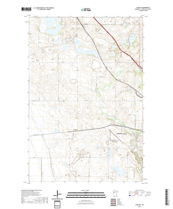 US Topo 7.5-minute map for Carlisle MN