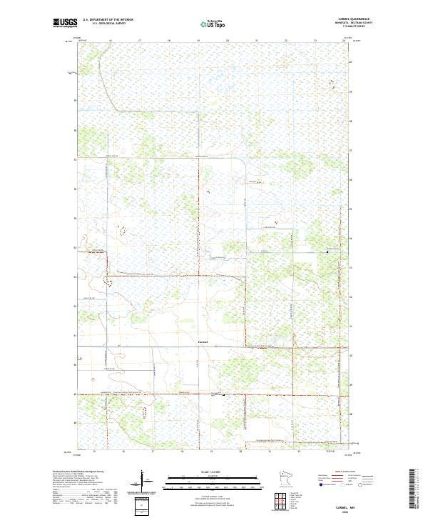 US Topo 7.5-minute map for Carmel MN