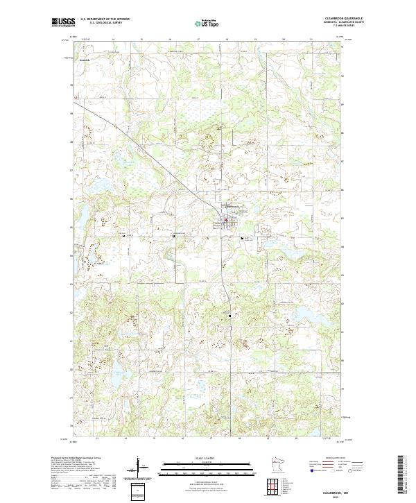 US Topo 7.5-minute map for Clearbrook MN