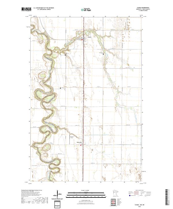 US Topo 7.5-minute map for Climax MNND