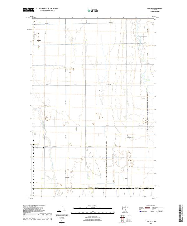US Topo 7.5-minute map for Comstock MN