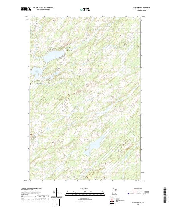 US Topo 7.5-minute map for Comstock Lake MN
