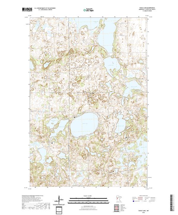 US Topo 7.5-minute map for Eagle Lake MN