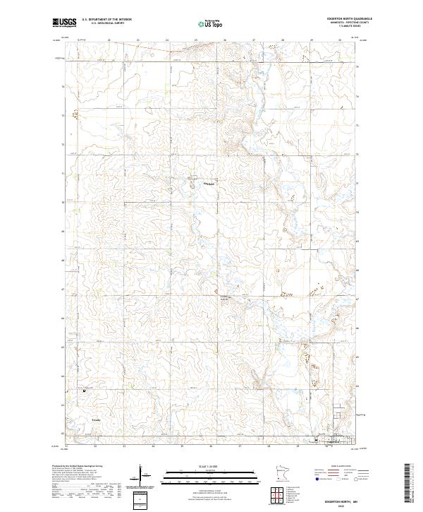 US Topo 7.5-minute map for Edgerton North MN