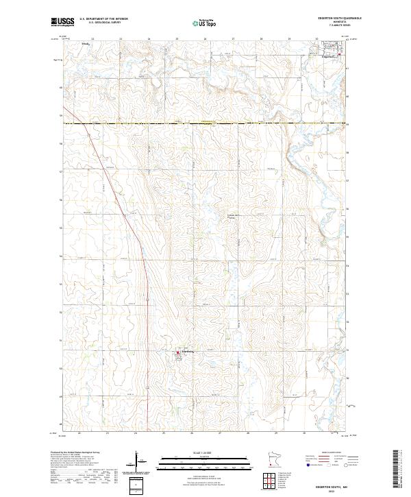 US Topo 7.5-minute map for Edgerton South MN