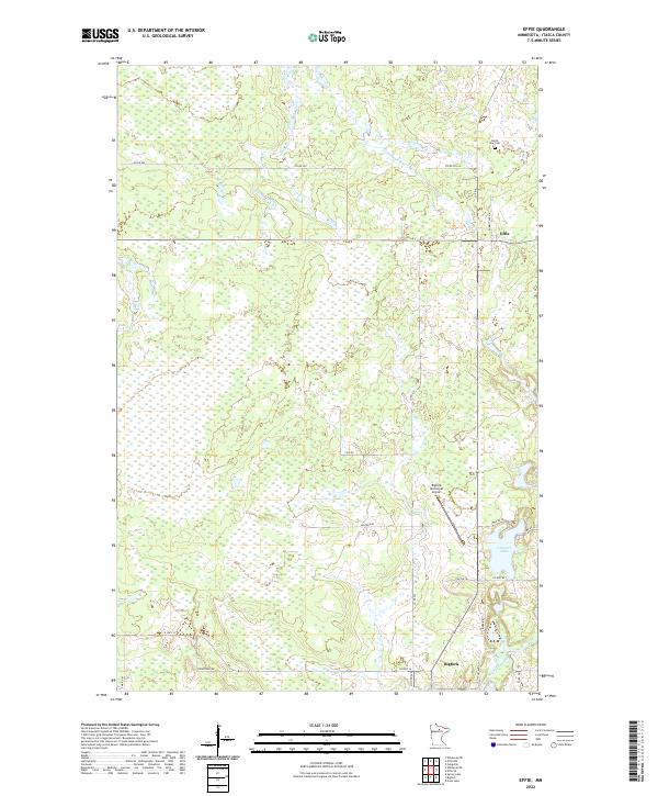 US Topo 7.5-minute map for Effie MN